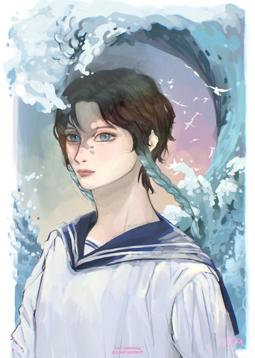 NNONA040's tweet photo. 🎐🦢🏹🌊 #venti #ventifanart #Genshinfanart https://t.co/3AwxoE58rI