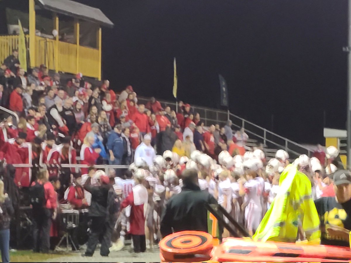 VICTORY! London moves to 7-2 with a 39-0 win over Shawnee. This clinches at least a share of the conference title. <a href="/drloukramer/">Lou Kramer</a> <a href="/CoachCut144/">Kyle Cutler</a> <a href="/Mrs_Shaw1/">Carla Shaw</a> <a href="/LCSRedRaiders/">London High School Athletics</a>