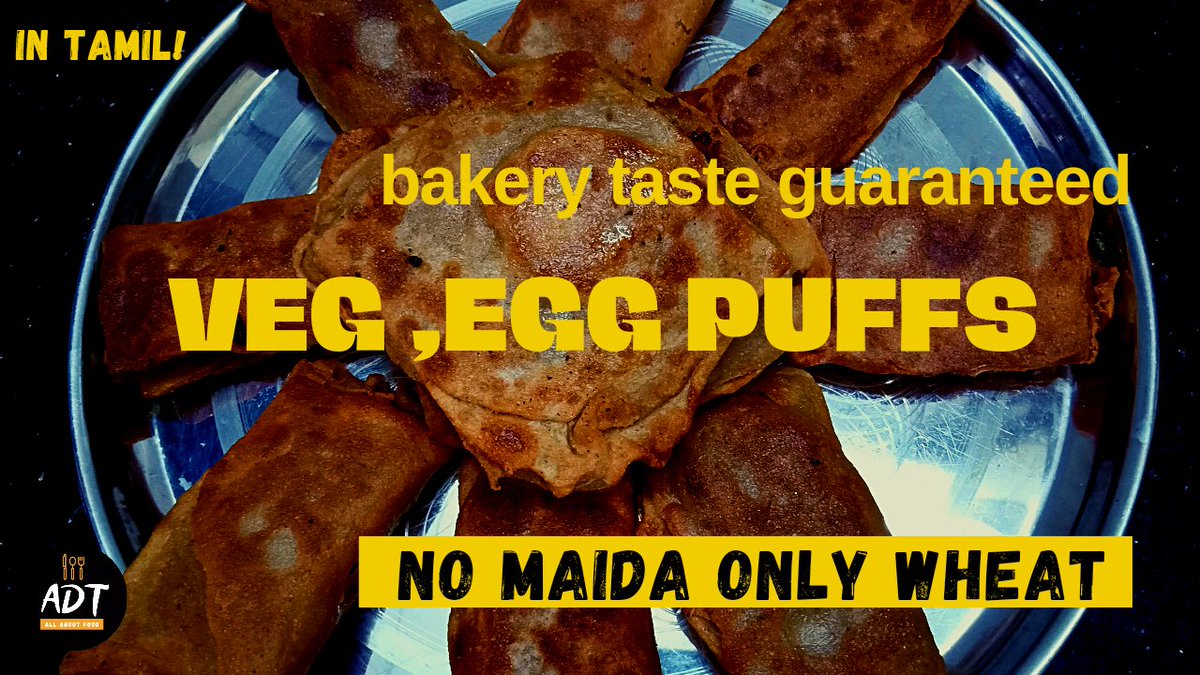 anudiningtop's tweet photo. ஓவன் இல்லாமல் பப்ஸ் | Vegetable and egg Puffs recipe in Tamil || Anu Dining Top
For video visit:https://t.co/gYsPrSjndu

#egg #eggpuff #puff #snack #nomaida #food #foodie #adt #anudiningtop #bakery https://t.co/HXe6g9LHHC