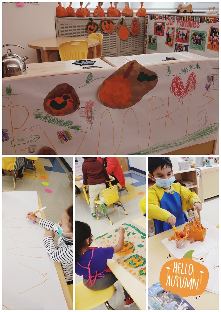 Fall is here in PreK 116! Our DIY pumpkin patch is almost ready for its guests. <a href="/ms_chaudry398/">Ms. Chaudry</a> Thank you for the little props for our pumpkin patch. @30Q398 <a href="/nycdistrict30/">District 30</a>  #weallLEARN