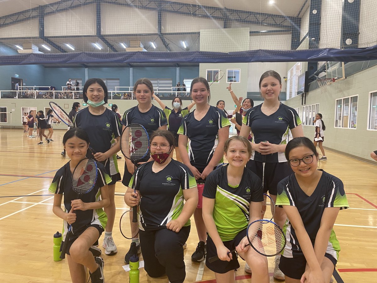 SomerSport's tweet photo. 4th placing for our 8C team ⁦@QGSSSA⁩ badminton today https://t.co/Icc66lVITy