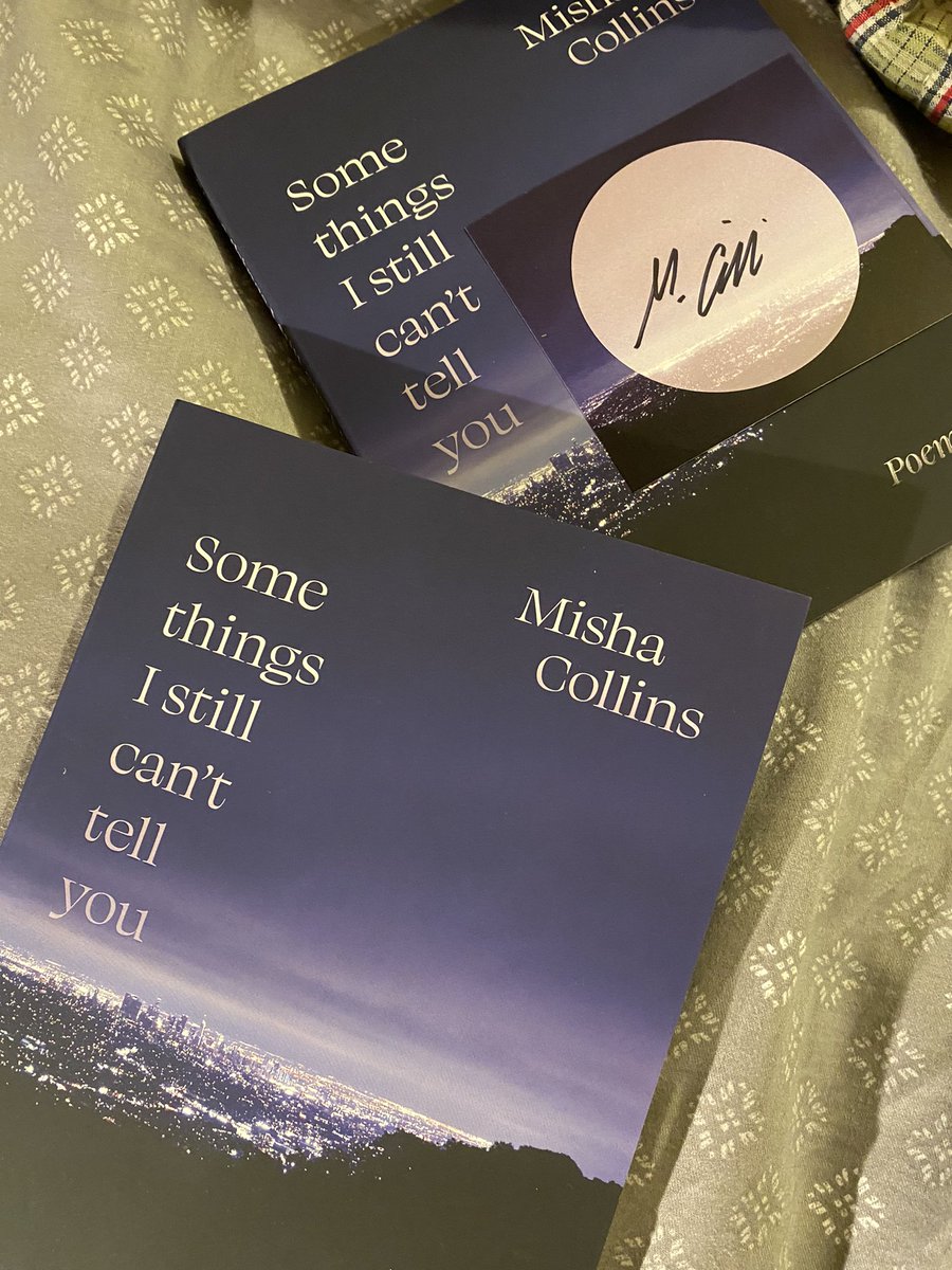 MsQue3333's tweet photo. I liked it so much I bought it twice. @mishacollins #SomeThingsIStillCantTellYou https://t.co/SvSWlSLeiM
