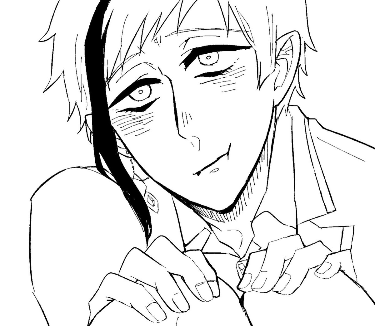好きな顔を好きなだけ描いてて楽しい
フロの人格は崩壊してるけど 