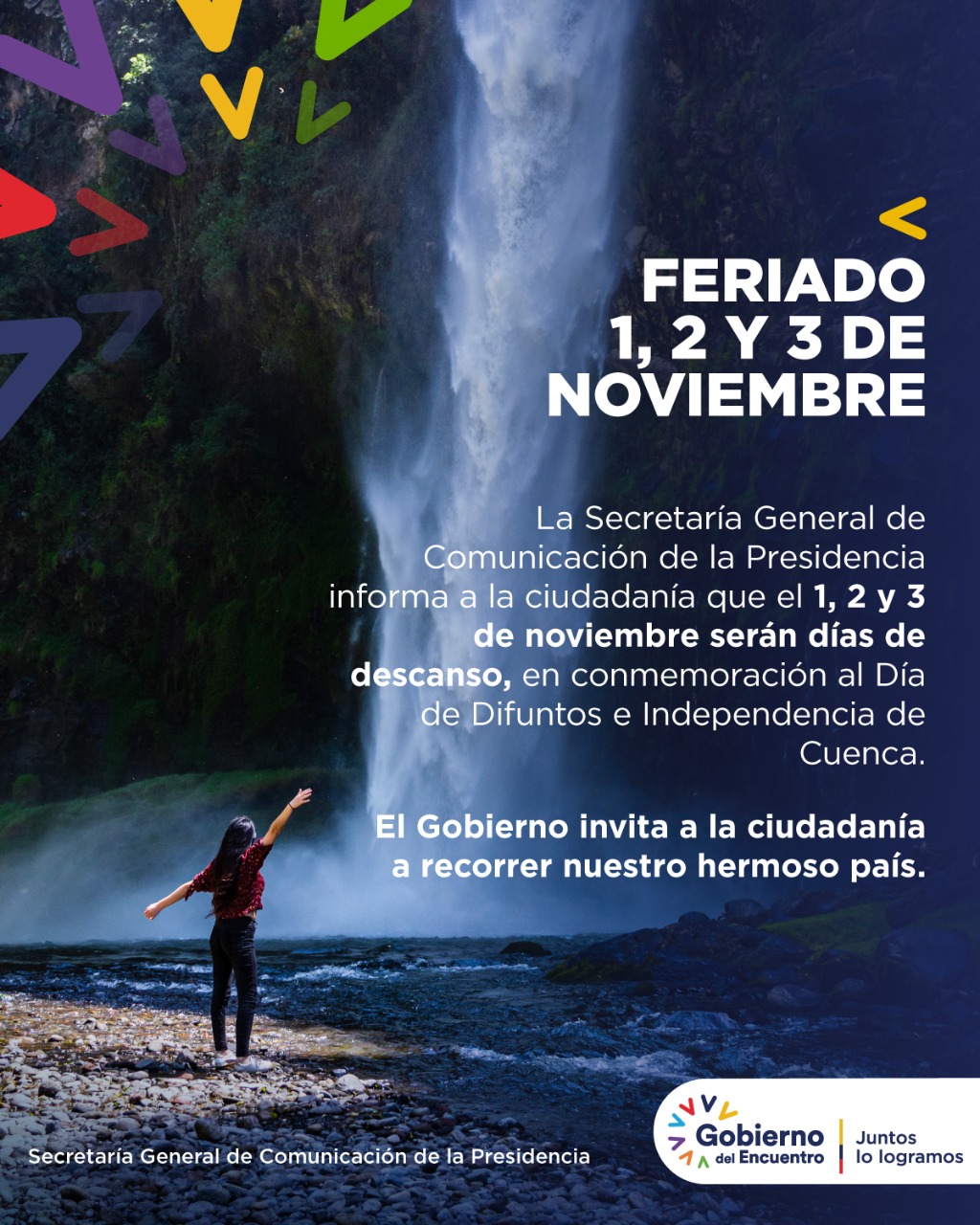 Comunicación Ecuador on Twitter "RECUERDA Este 1, 2 y 3 de noviembre