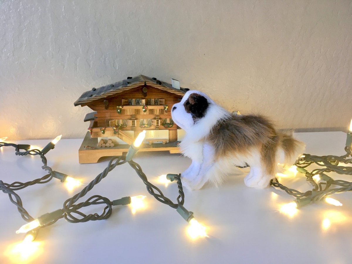 CortneyShop's tweet photo. These handmade Saint Bernard dog ornaments hail from the High Sierra instead of the Alps. They would love to adorn your Christmas tree this year and become part of your family! Order now via my #Etsy shop #StBernard #Dogs #Christmas #Ornament  https://t.co/Y7LVrjA3DF https://t.co/TfNeh69SQf
