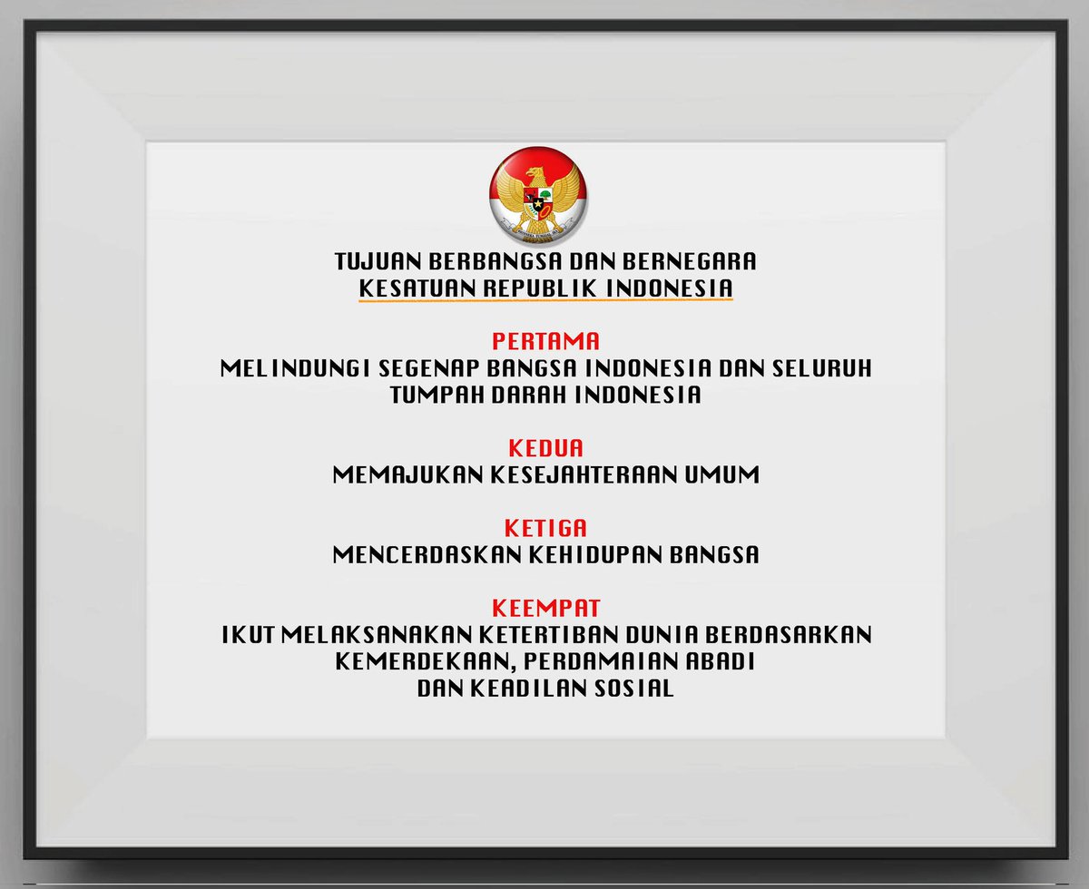 Selamat pagi #SahabatBungFADJROEL inilah tujuan kita berbangsa dan bernegara ~ #BungFADJROEL <a href="/JubirPresidenRI/">StafKhususPresiden_Komunikasi</a>