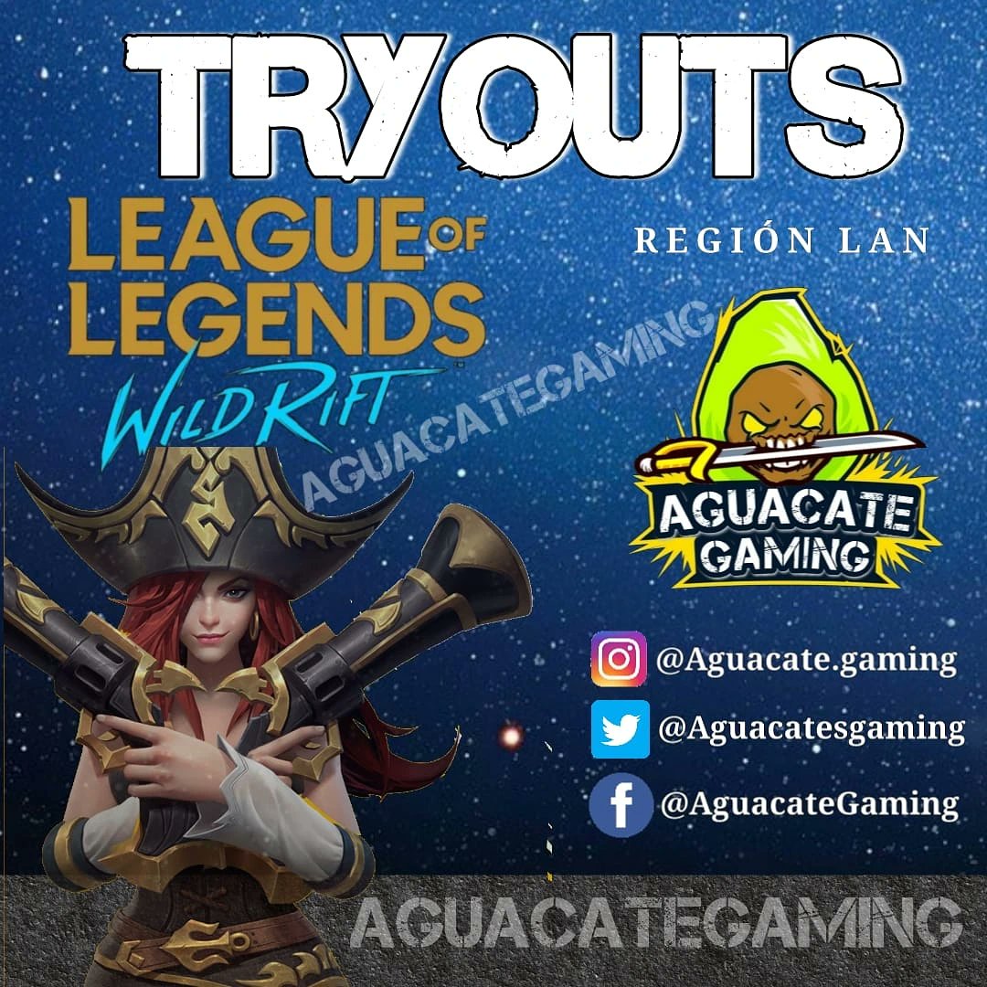 AguacatesGaming's tweet photo. Aguacate Gaming está en búsqueda de TOP o MID Line

Requisitos:
-Maestro/GM 
-Amplio Poolchamp
-Responsable
-Comunicativo
-Alta Disponibilidad
-Region LAN
-Conocimiento micro y macro
- 18+

Cualquier cosa mande dm
@AyudaFichajes @Fichajes_WR @FichajesLoLWR @BusquedaEsports https://t.co/1yZ64qZzlU