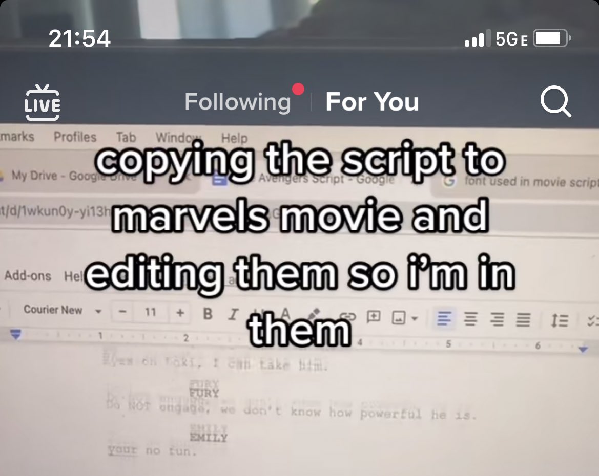 I used to do this with Thor movies back when I was younger and instead of me it was a character I made https://t.co/iyZACvcEgk