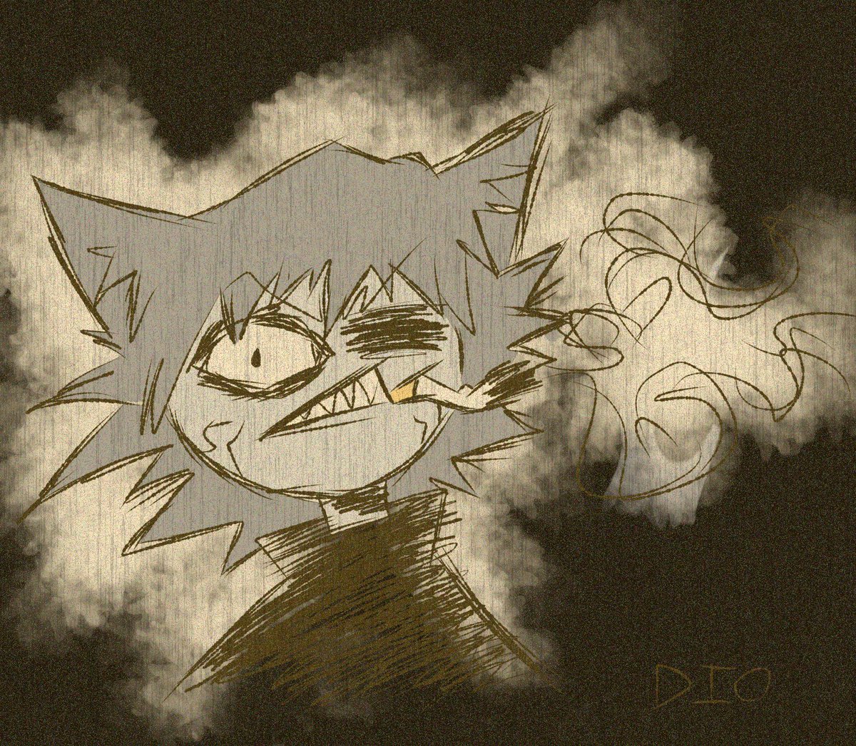PurpleRohan's tweet photo. Neco arc chaos doodles https://t.co/LEgSedP2l1