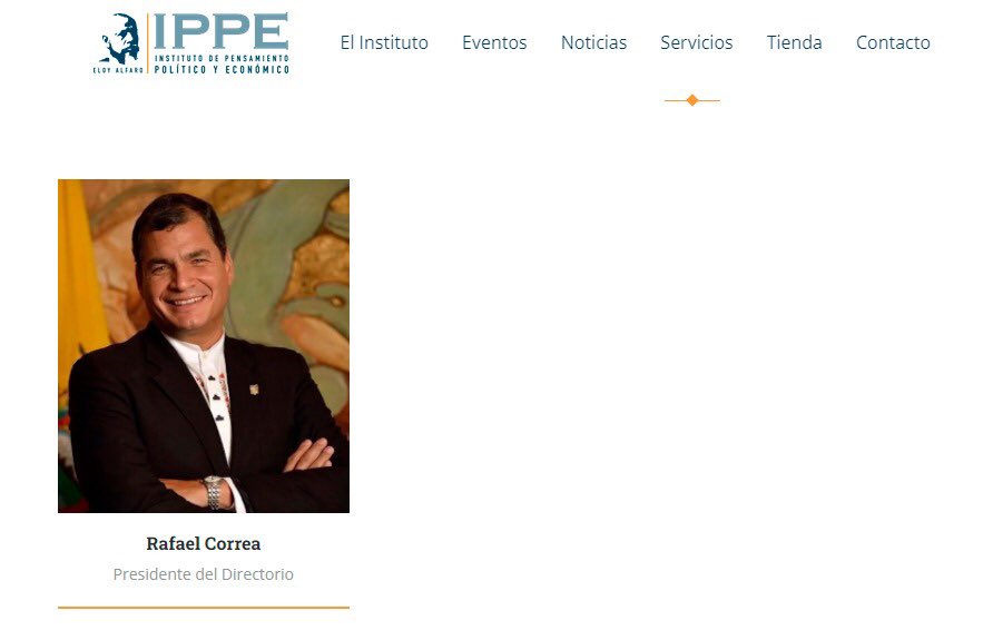FernandoBaldaEC's tweet photo. 31) Soledad Barrera ex funcionaria del gobierno de Rafael Correa (gerente del Banco del Estado) creó y dirige el IPPE desde donde también se le pagó a Correa sueldos de 6.000 dólares mensuales. https://t.co/OEQIO6cT49