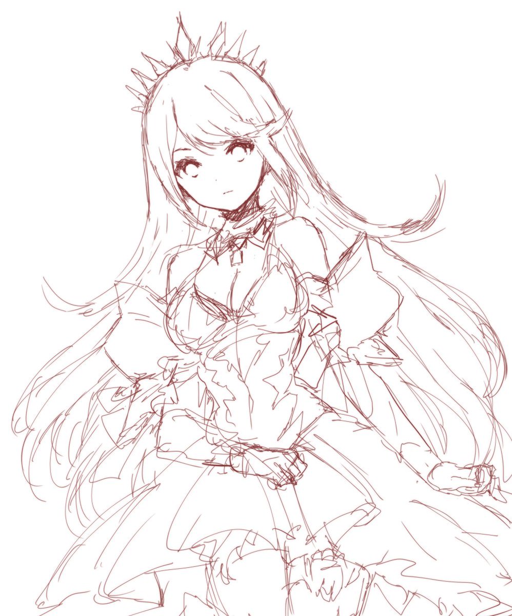 FruityMaid's tweet photo. WIP
Hikari | Mythra in Shionne's dress https://t.co/Kl0W2HYVbZ