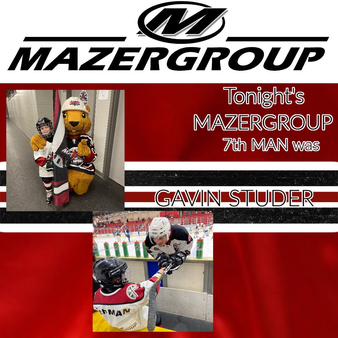 Tonight’s Mazergroup 7th man was Gavin Studer!! <a href="/mazergroup/">Mazergroup</a> | <a href="/VirdenTown/">Town of Virden</a>