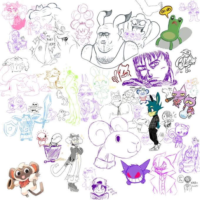 Tonight's Aggie stream with friends was so much fun! So many good art and shitposts were had tonight. 