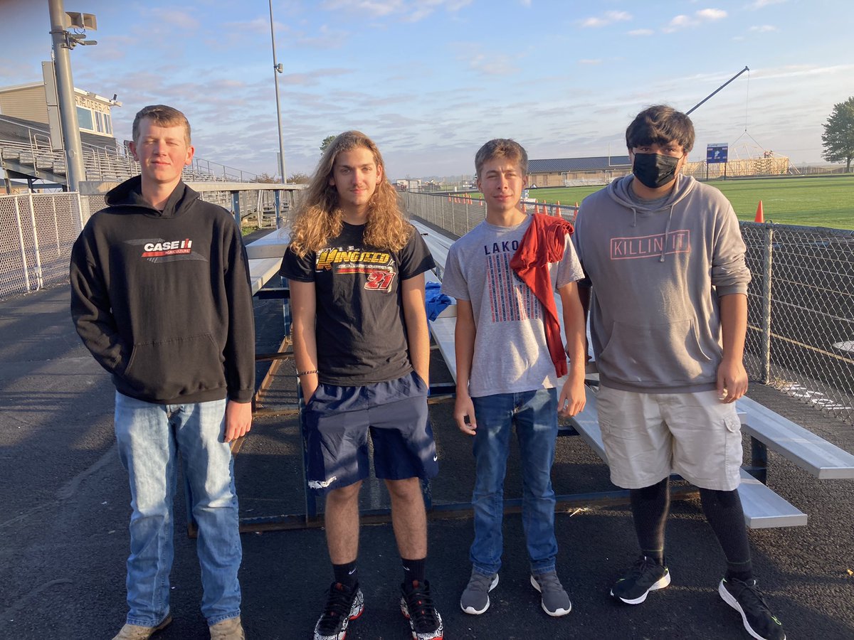 lakota_ffa's tweet photo. Repainting benches out at the football field. https://t.co/xIhiiaflHg