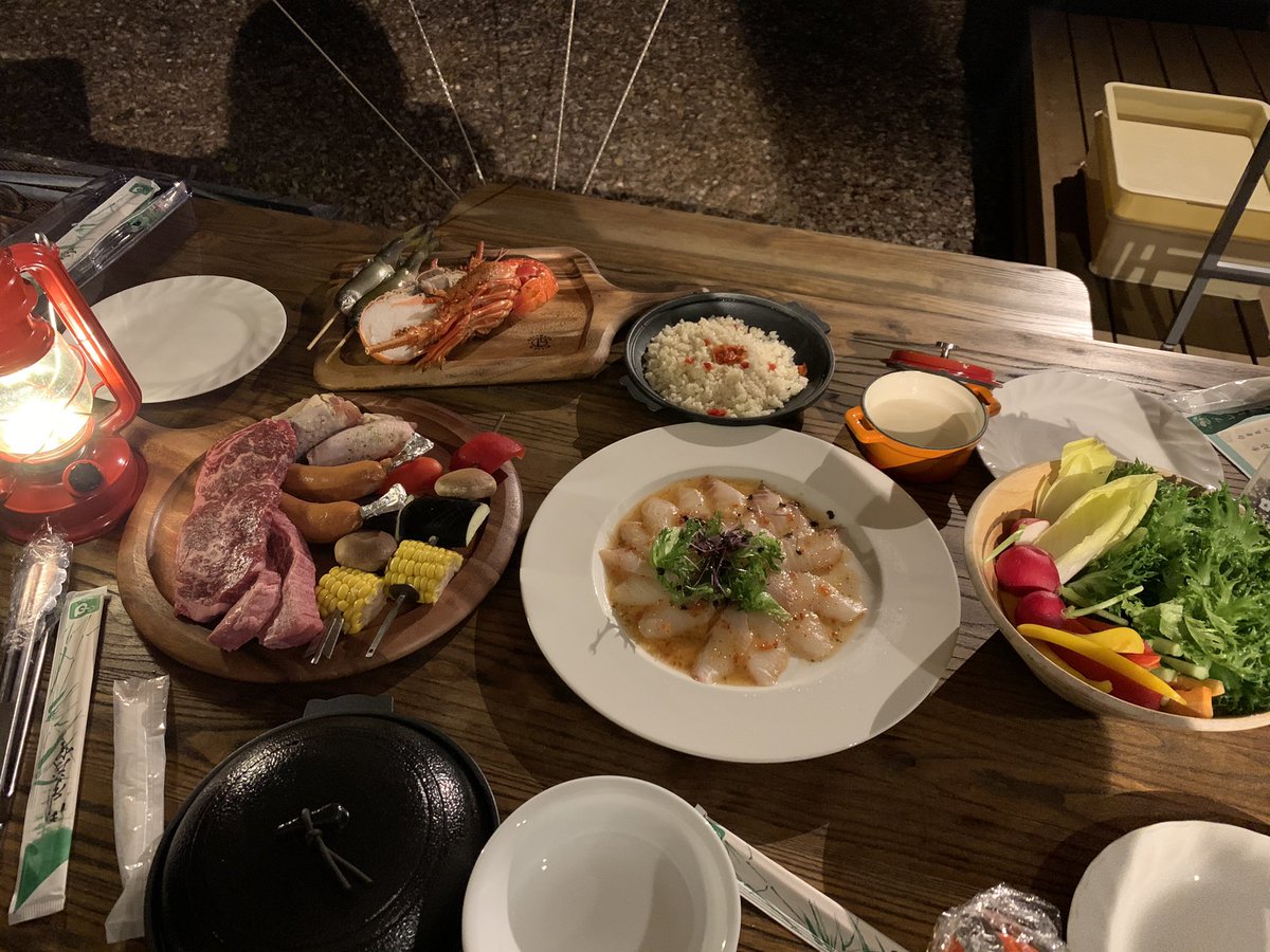 3443wave's tweet image. グランピング行ってきたー！