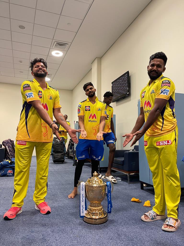 Them: Chennai Super kings will finish at the bottom of the table. 

CSK: 

#WhistlePodu #IPL2021 #CSK