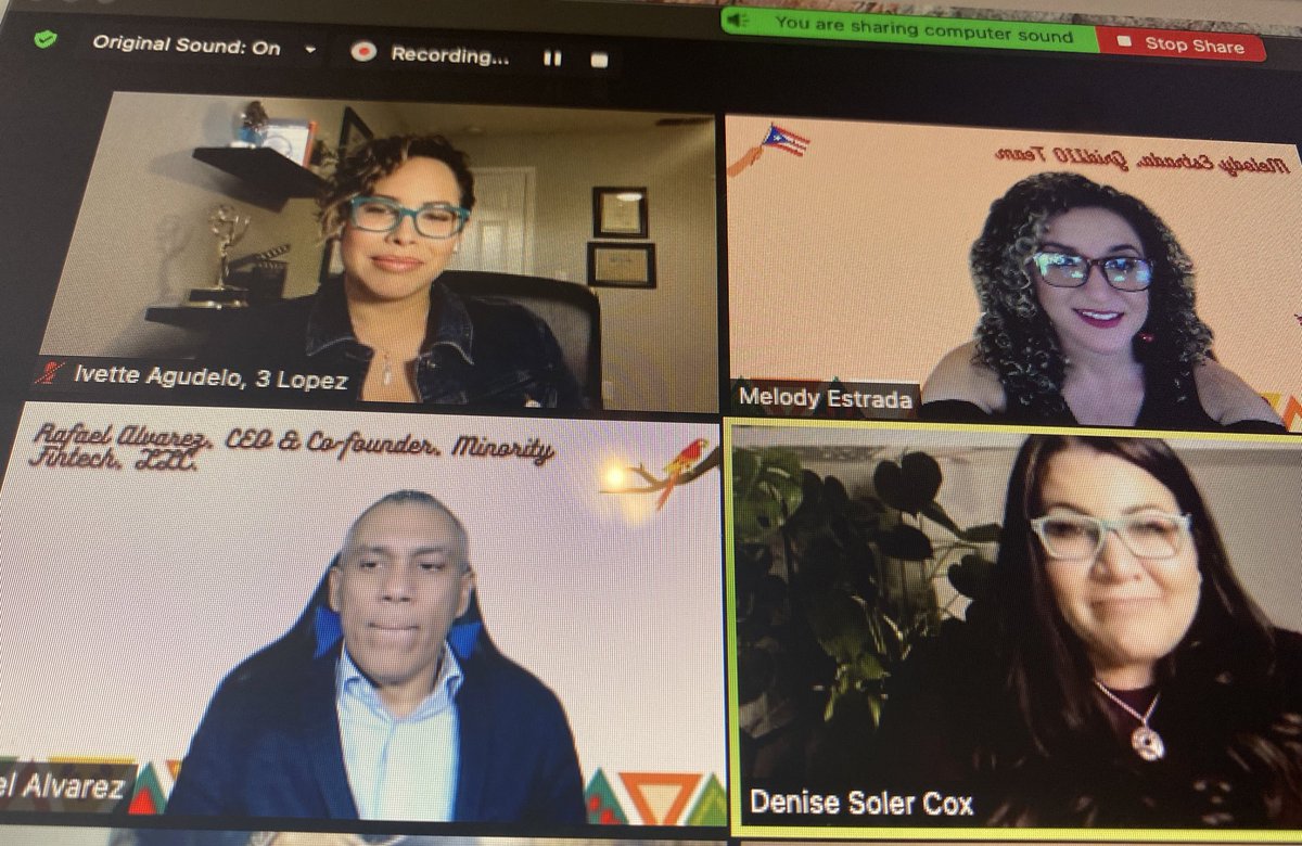 Comunidad es #TODO

Tonight we wrapped up #HispanicHeritageMonth with a 💥

I had the honor of moderating a convo w/ some of the most influential #Latino founders in the U.S. 

Thank you <a href="/RafaelAlvarezNY/">Rafael Alvarez</a> <a href="/DeniseSolerCox/">Denise Soler Cox</a> <a href="/_IvetteCarolina/">Ivette Carolina Agudelo-Lopez</a> for sharing your stories with us! ❤️❤️❤️