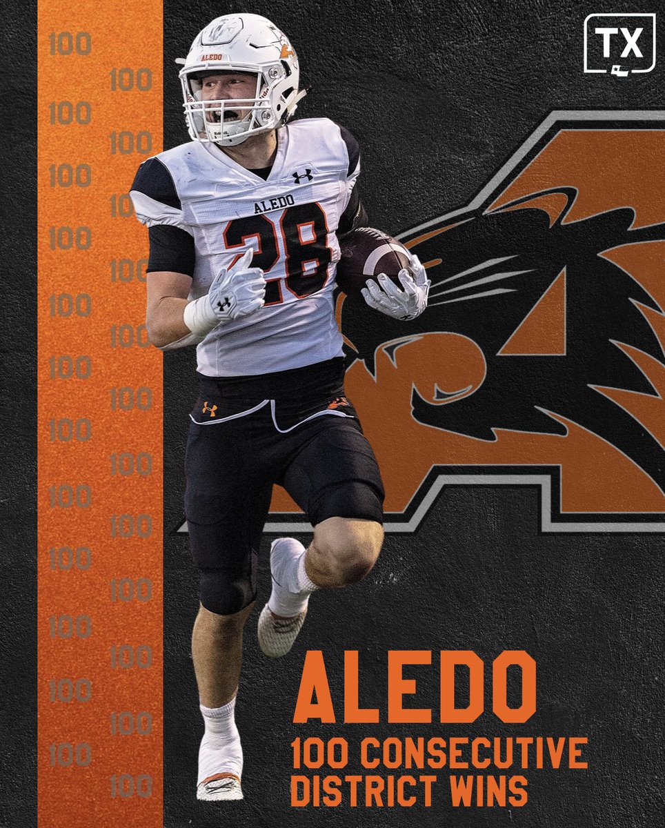 The last time Aledo lost a district game was in October of 2007 🤯 #txhsfb