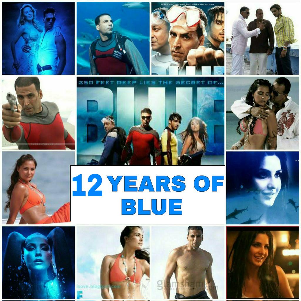 Clg Pic : Celebrating #12YearsOfBlue Today One Of Big Budget Best Action Film With Amazing Starcast @akshaykumar @duttsanjay @LaraDutta #zayedkhan #KatrinaKaif
With Over Budget Of 100Cr This Movie Have Some Amazing Scenes Weather Its About Actions Or Stunts .
Congrats To Everyone