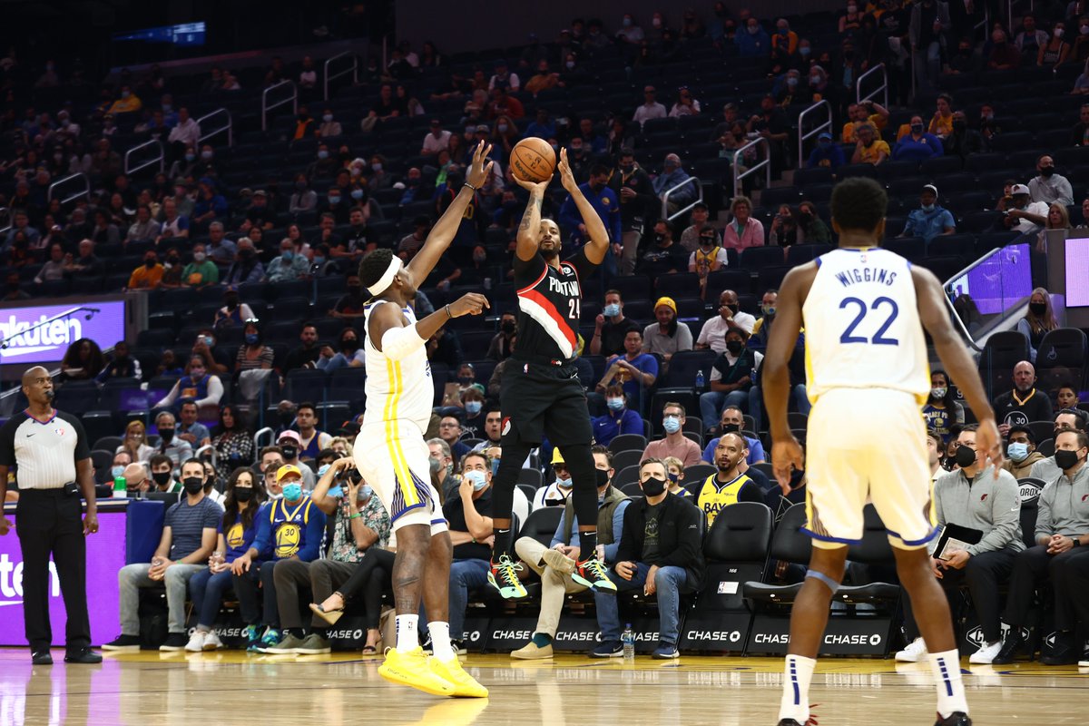 FINAL DEL PRIMER CUARTO

Blazers 27-17 Warriors

Jusuf Nurkic 5pts 6reb
CJ McCollum 9pts
Norman Powell 7pts https://t.co/ItuHxsnJim