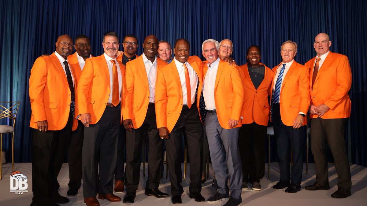 The Orange Jackets look good on our #BroncosROF members! 🧡