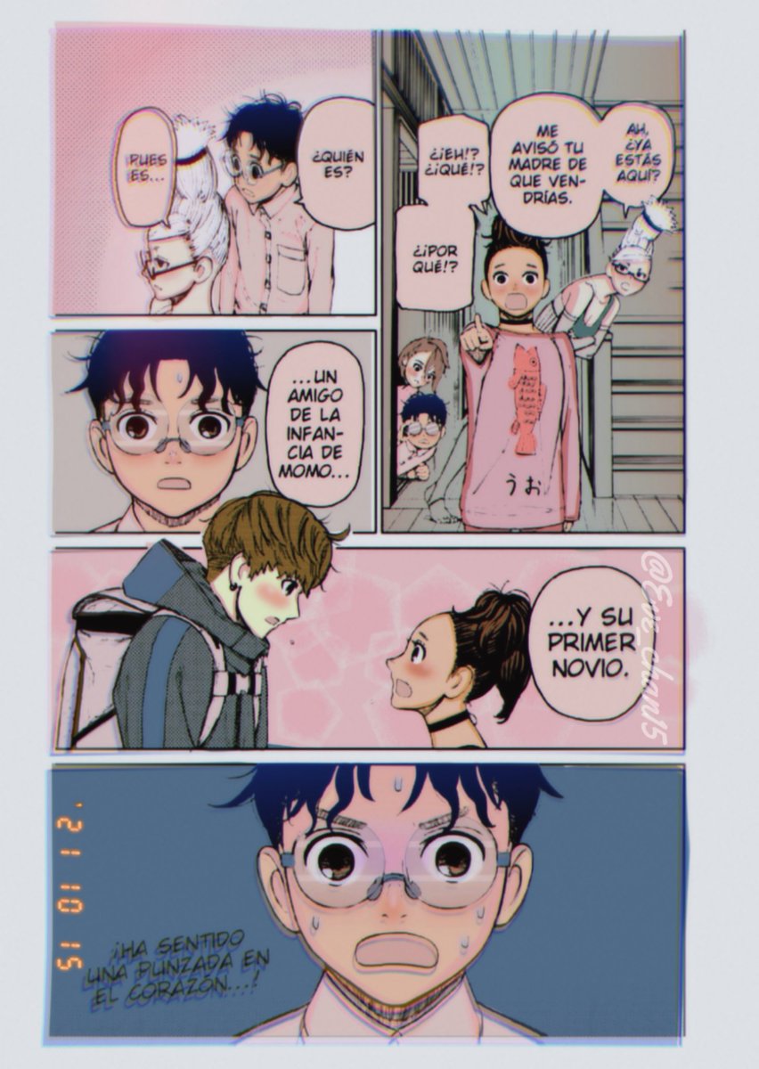 Eve_chan15's tweet photo. Se volvió shojo de golpe‼️ :v

#Dandadan #coloring #MangaColoring https://t.co/y0nJcmNHv0