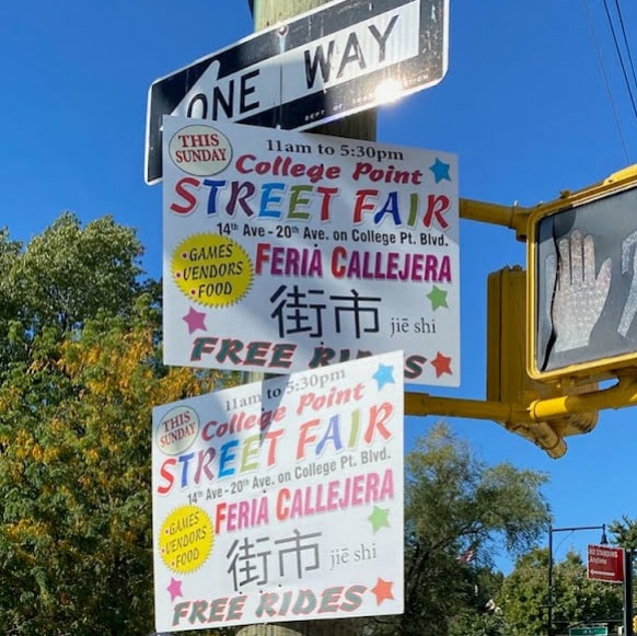 CollegePointCTA's tweet photo. That’s right this Sunday is The College Point Street Fair, make sure you come out! Don’t miss the excitement!
#CollegePoint #collegepointcivic #collegepointstrong #MacNeilPark #district19 #queens #nyc #PoppenhusenInstitute #communityboard7 #queensnyc #nys #109precinct https://t.co/LM5SeqJoJd