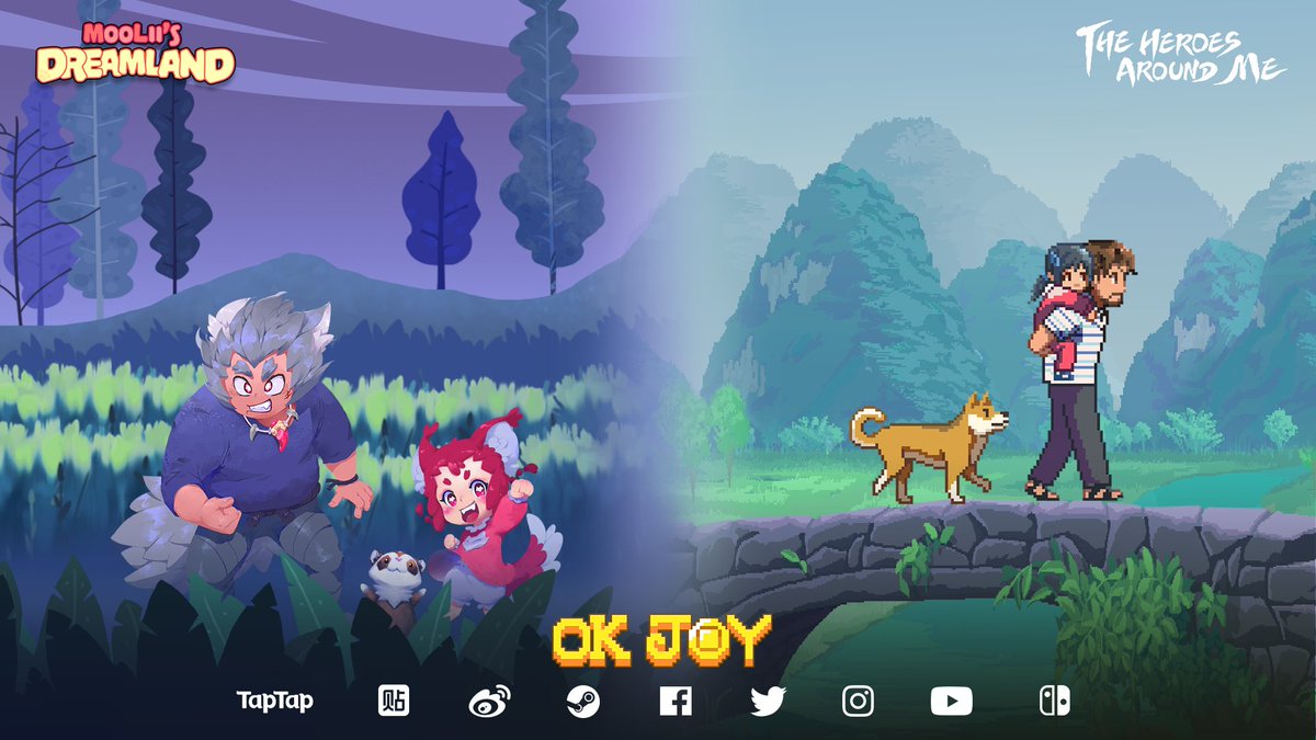 mmo_culture's tweet photo. Tired of the usual #MobileGames or #MMORPG launches? Indie developer #OKJOY is preparing some high-caliber single-player #games on #Steam!
More info: https://t.co/fvnYq15ern
#TheHeroesAroundMe #MooliisDreamland #SinglePlayer #PC #PCGames #PCGame #Game https://t.co/yIo7e1zEsP