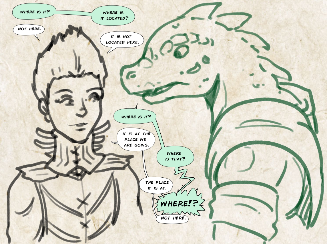FrohoGoldenDome's tweet photo. Trackless Treasures session 2, Rhoak the lizardfolk druid attempts to get information from our elusive patron, to no avail. #dnd #dungeonsanddragons #ttrpg #lizardfolk #circularlogic #patron #tivan #fartraveller #questioning #asking #questions https://t.co/SJMY4LG957