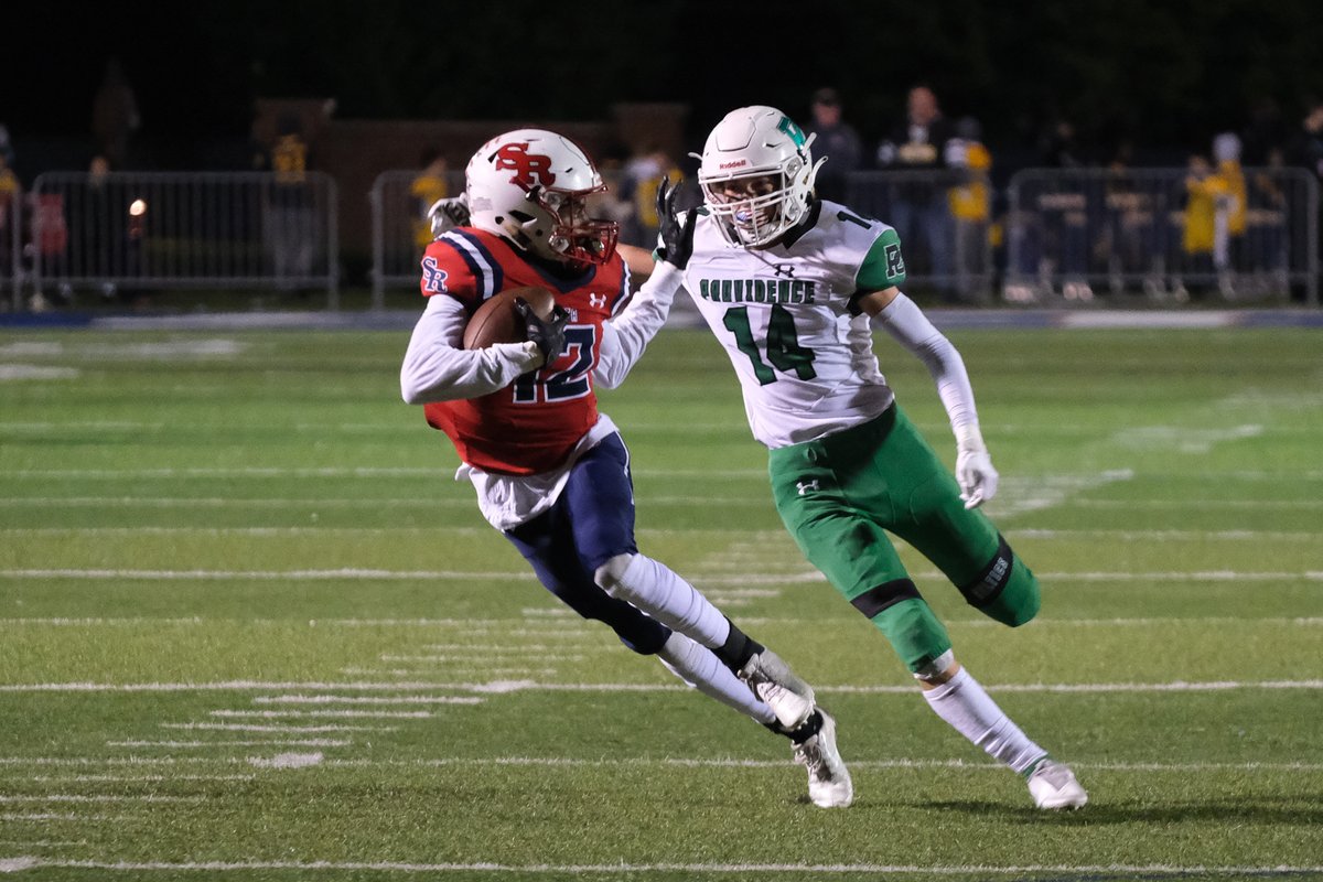 GaryMiddendorf's tweet photo. St. Rita shuts out Providence 35-0 in the Mustangs final home game. https://t.co/jlMrZksQEx