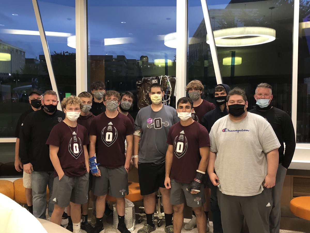 Had a great visit with our guy <a href="/zach_brooks76/">zach</a> tonight.  His strength and toughness and will is a true inspiration.  He is def Answering The Bell.

#OCFB
#ATB
#RebelsFootballFamily 
#FightLikeARebel
#FightLikeZach
#WEloveZB