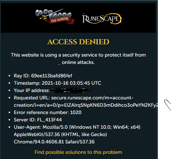 xZulchie's tweet photo. @JagexAsh  im tryin to create a new account for Group ironman and i keep getting this error? https://t.co/UVOovEjZGj