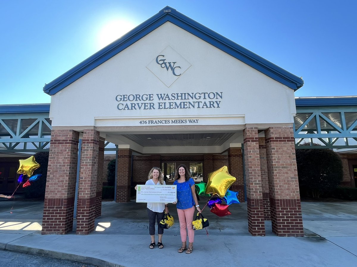 So proud of these dedicated  teachers who received Bright Ideas Grants! <a href="/CarverES_RH/">GWC Elementary</a>  is so grateful for our partnership with <a href="/CoastalElecCoop/">Coastal Electric</a>!
