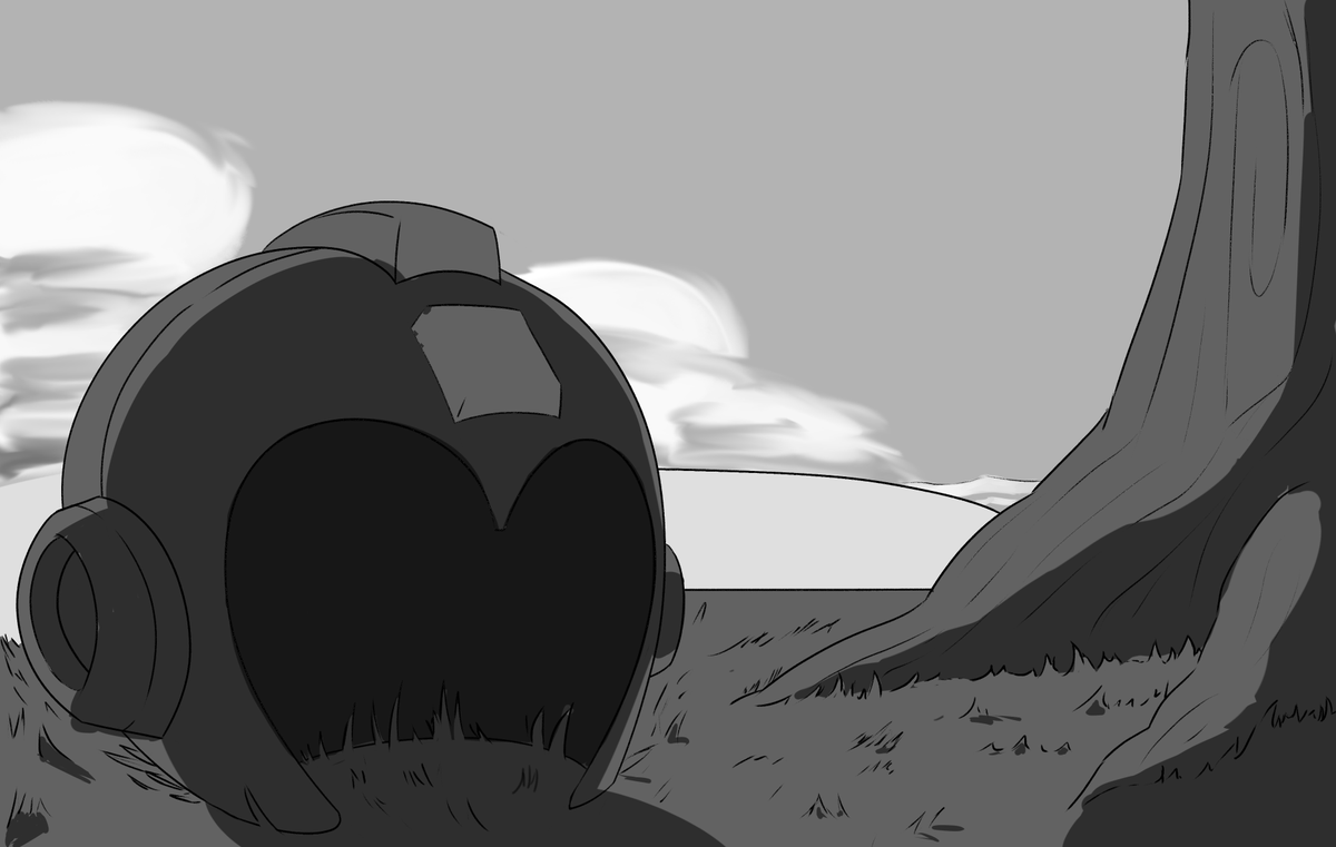 Silverbob7's tweet photo. Inktober #15, "Helmet"
I remember playing MegaMan for the first time, that game will kick your can

#inktober2021 #inktober2021day15 #MegaMan https://t.co/R9nd0383dn