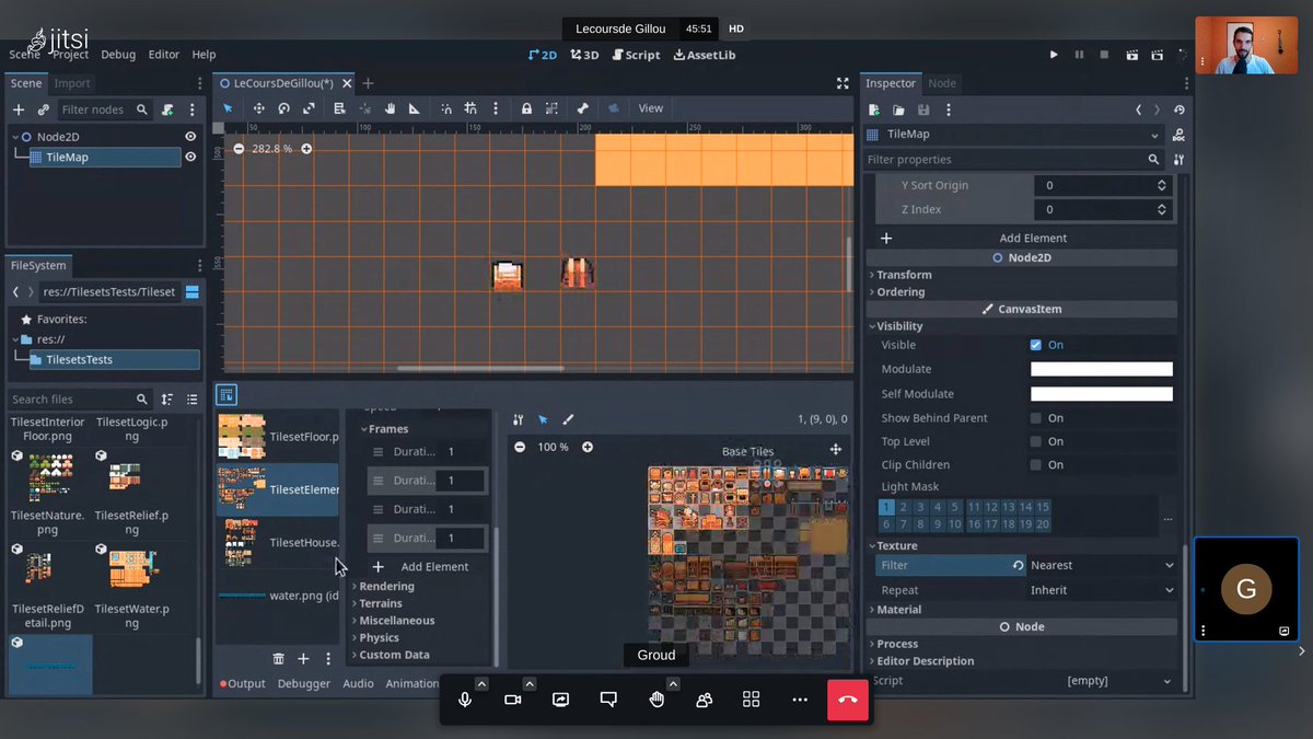 NathanGDQuest's tweet image. After 1 year of work, the new tileset and tilemap editor for Godot 4 is looking amazing!

@gr0ud gave me a tour of the features. It packs SO much! I couldn&apos;t list them all in a tweet.

It&apos;s a complete and convenient level editor right inside Godot.