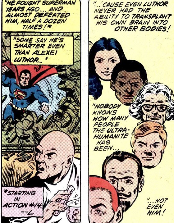 Earth1Earth2DC's tweet image. Just imagine the seed planted in #JusticeLeagueofAmerica 195 when it was revealed that the #UltraHumanite was countless people throughout decades. Now remember all the 1 shot mad scientists #KalL #Superman faced in the #goldenage - how many were #Ultra? earth-one-earth-two.blogspot.com/2010/06/lesla-…