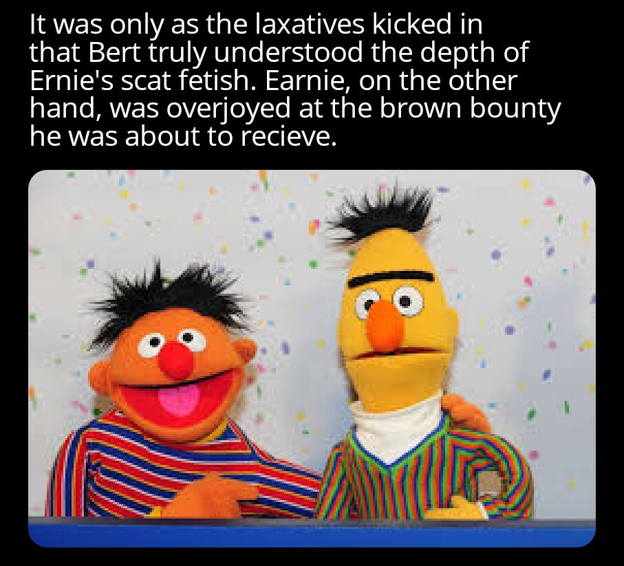 rBertStrips's tweet photo. Bert & Earnie in: Kinkshaming has Consequences via /r/bertstrips https://t.co/sKWEyfC9Wx #bertstrips #reddit https://t.co/zxzPyzO9sw