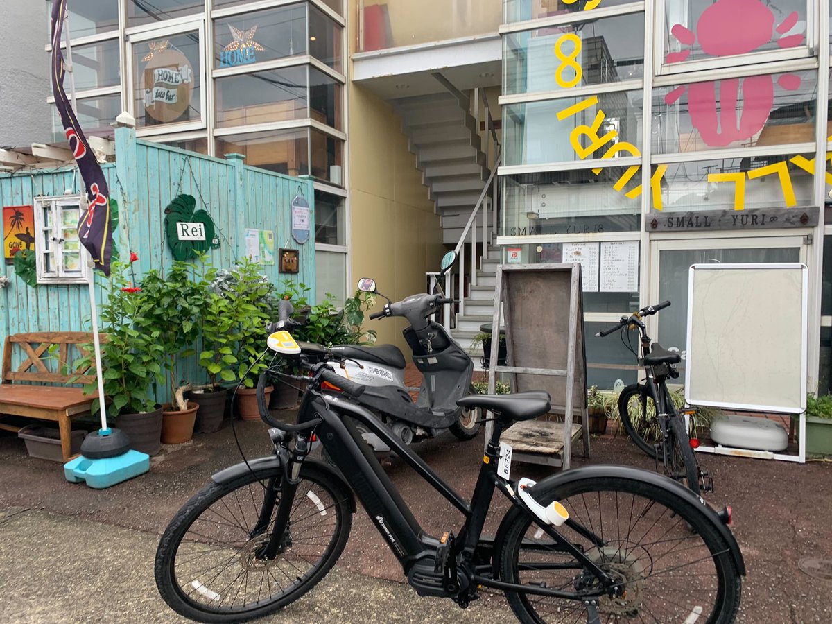 本日の試乗会場から
HOME taco bar まで
KUROADで約8分！

#江ノ電自転車ニキ
会場に遊びに来てくれるといいなあ...