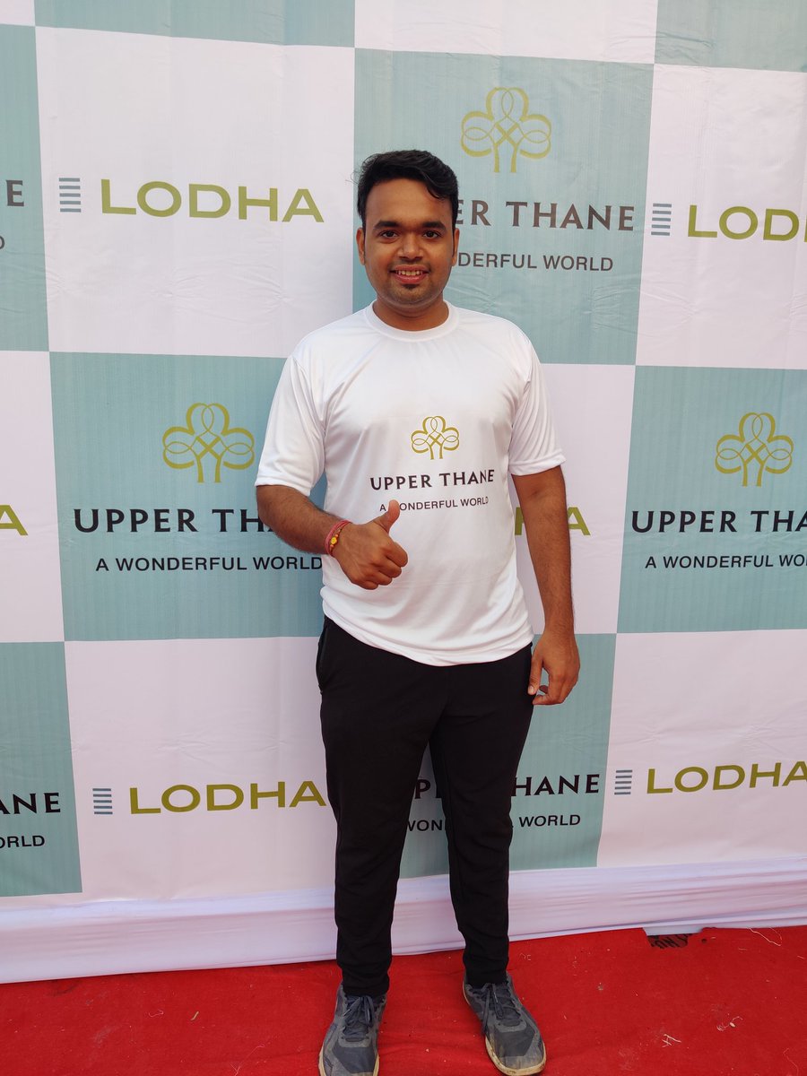 sapariya_vishal's tweet photo. Marathon organized by Lodha Upper Thane great fun and togetherness.Great engry and enthusiasm by all age group of participants.
Very well managed by HPM team kudos.π
Begining towards Wonderful World.
#run #marathon #upperthane #awonderfullworld
@LODHA https://t.co/Gfw41LSRK0