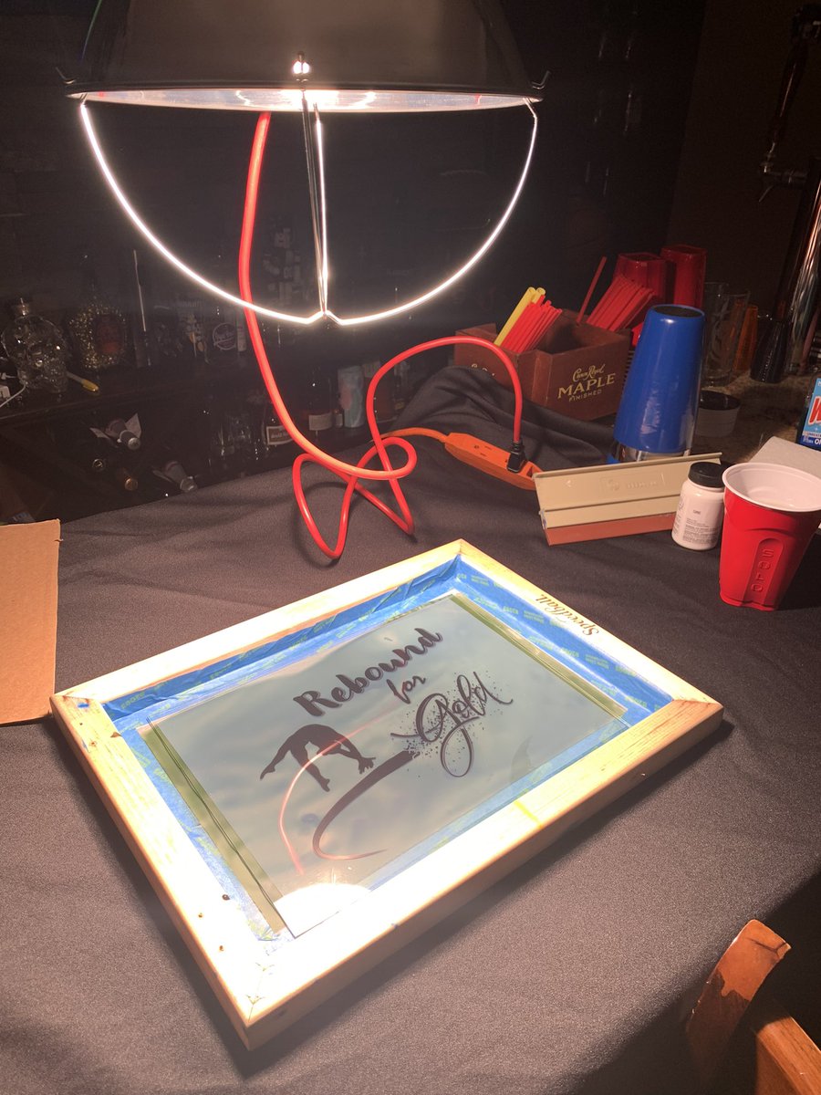 JayKondrk77's tweet photo. Back to the screen game 🎨 got volunteered for some gymnastics stuff. If you’re gonna be an M&M you might as well be the green one right? #photoemulsion #screenprinting gonna try and add sparkle to paint go multi color too. Guess we’ll see https://t.co/h6YMavgd7Q