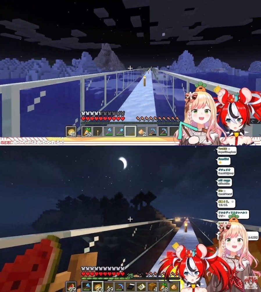 orange_memorand's tweet photo. 夏祭り会場でのわちゃわちゃや夜景デートのようなメサロードも楽しかったし、無事にパンダにも出会えてよかった
そして、ベールズちゃんが初見で｢IM  NENE｣で読めてたのは凄かった
建築も今日みたいに凄く楽しい時間になると思うので、これからが楽しみ
#BaeNene 
#ねねいろらいぶ
#enterbaelz https://t.co/I57Yu2VMOE