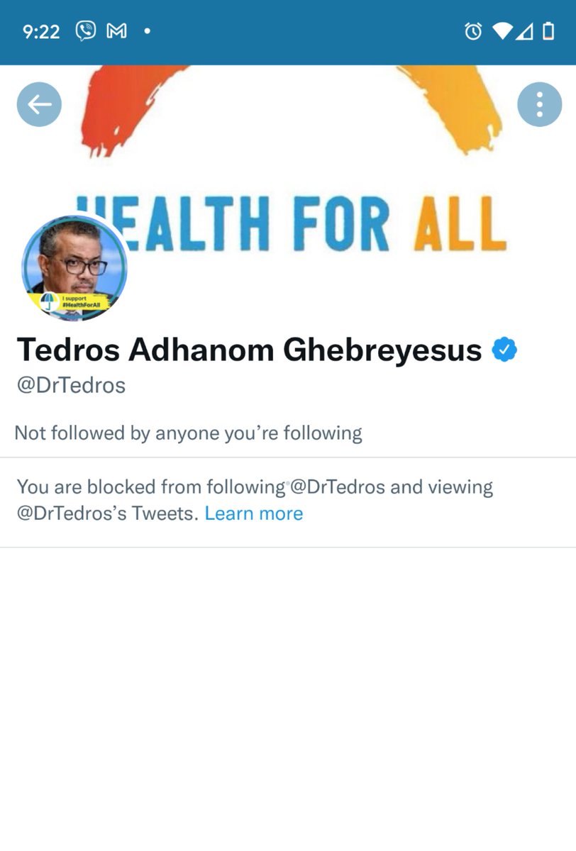 EA_DevCouncil's tweet photo. WHO is running @WHO⁉️ TPLF rebel leader & Director-General of the World Health Organization @DrTedros appears to be busy blocking us, eavesdropping on @TwitterSpaces & running a #ShadowUN to harass @UN whistleblowers in #Ethiopia than he's caring for the #COVID19 global pandemic. https://t.co/qVkaMZIbrp