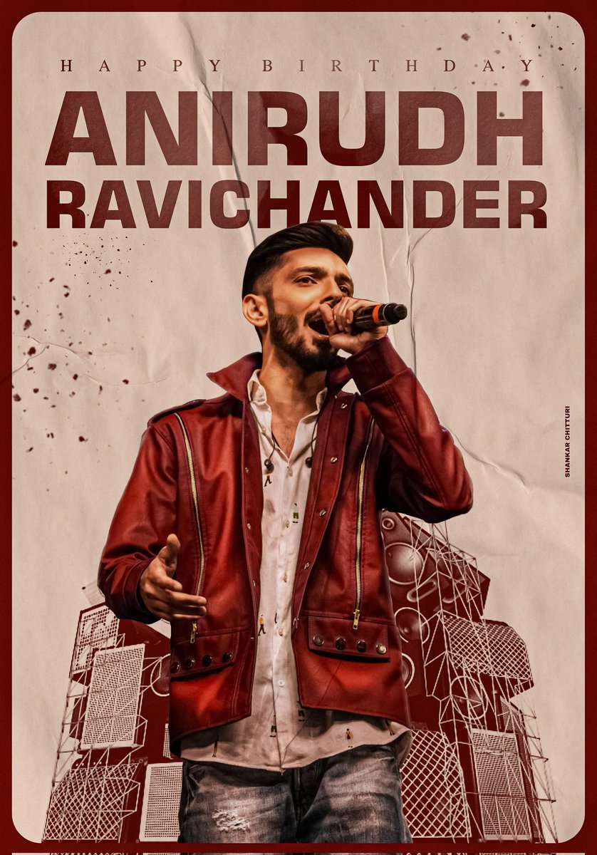 ShankarNaniCult's tweet photo. Happy birthday to my favourite 🥁🔥
@anirudhofficial ❤️
Thanks for the blockbuster albums nd OSTs🥁🕺
#HBDRockstarAnirudh https://t.co/n0VHePgbaL