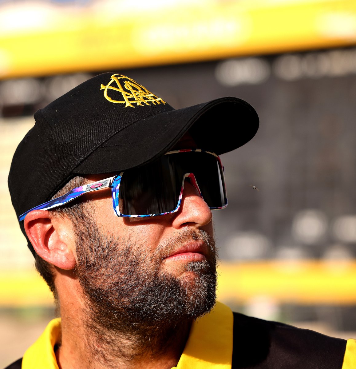 WACA_Cricket's tweet photo. It's a vibe 😎  AJ was the pick of the bowlers for our team last night with a 4️⃣ wicket haul and he didn't just put on a fine show with the ball... AJ also produced a quick-fire 31-ball 44 🤯🤯🤯 #WESTISBEST #MarshCup https://t.co/BKQJRfDOmJ