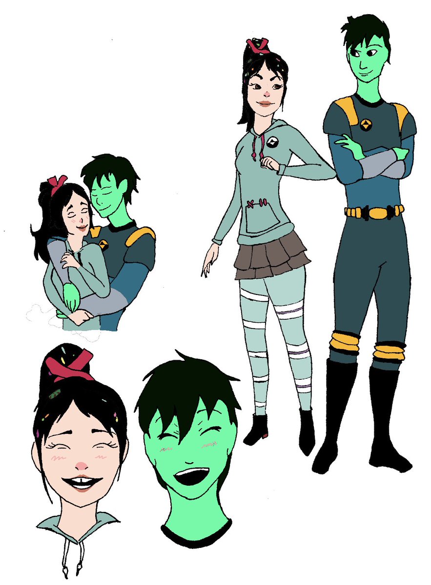 marylizabetha's tweet image. I dunno if I want to draw more of this crack ship this weekend or catradora. #vanellopevonschweetz #enzomatrix #reboot #rebootenzo #rebootenzomatrix #crackship