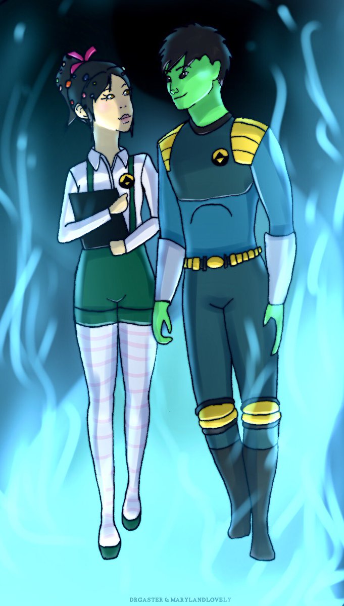 marylizabetha's tweet image. I dunno if I want to draw more of this crack ship this weekend or catradora. #vanellopevonschweetz #enzomatrix #reboot #rebootenzo #rebootenzomatrix #crackship