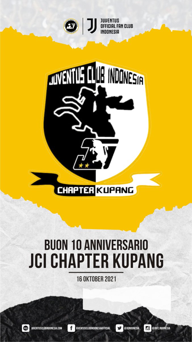 JCIndonesia's tweet photo. Hari ini 16 Oktober 2021 JCI Chapter Kupang merayakan hari jadinya yang ke-10. 

Selamat merayakan 1 dekade kebersamaan @JCI_Kupang! Semoga semakin kompak, solid, bersinergi dan terus menjadi rumah terbaik bagi Juventini di Kupang

Buon 10 Anniversario @JCI_Kupang! https://t.co/N5gGLcOxBR
