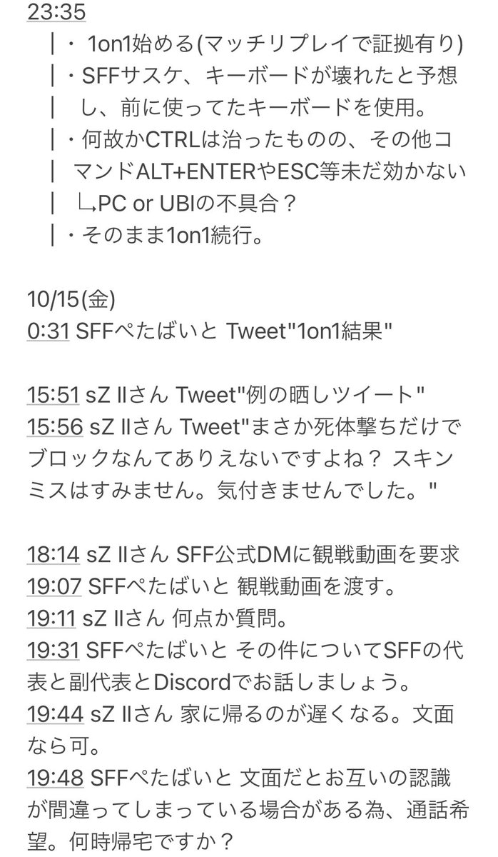 PetaByte_SFF's tweet photo. 【晒されている件について、ぺたばいとから弁明】

あまりにも悪質であり、ただSFFが攻撃されているだけの状態になっています。

1人でも多くの人に伝わってくれたらなと思います。拡散お願いします。

※ただし一部SFFの落ち度があり、その点に関しましては今後対応していきます。

(1/2) https://t.co/RTT5YimqqO