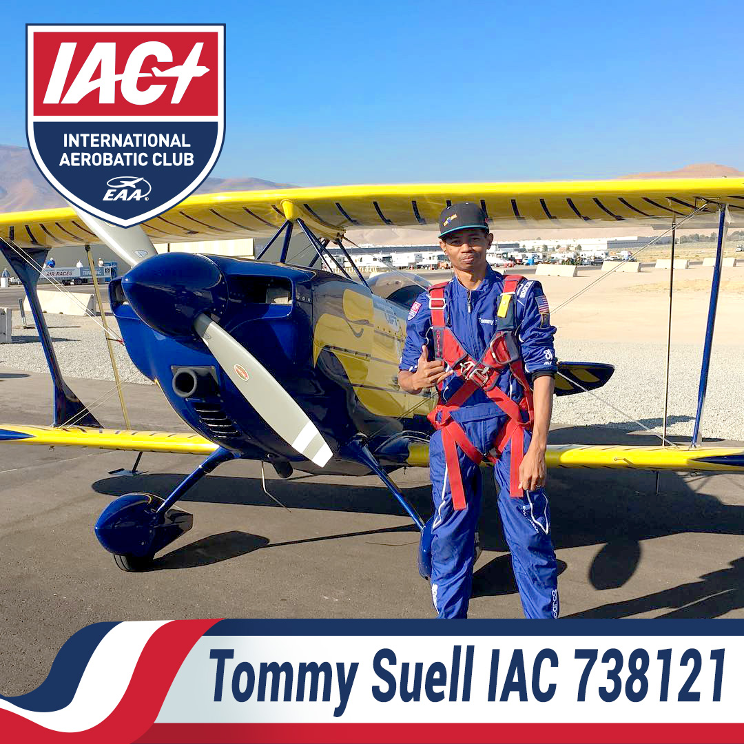 IACHQ's tweet photo. Tommy Suell IAC 438121 is giving some time to getting his Christen Eagle back up in the Las Vegas blue sky in this Facebook video https://t.co/hJUCJfe7QB
#IAC_GetYour Start #IAC_FlyingFriday #aerobatics #pilotlife #avgeek #aviationvideo #aviationlife #IAC777 https://t.co/xWN86zcehy