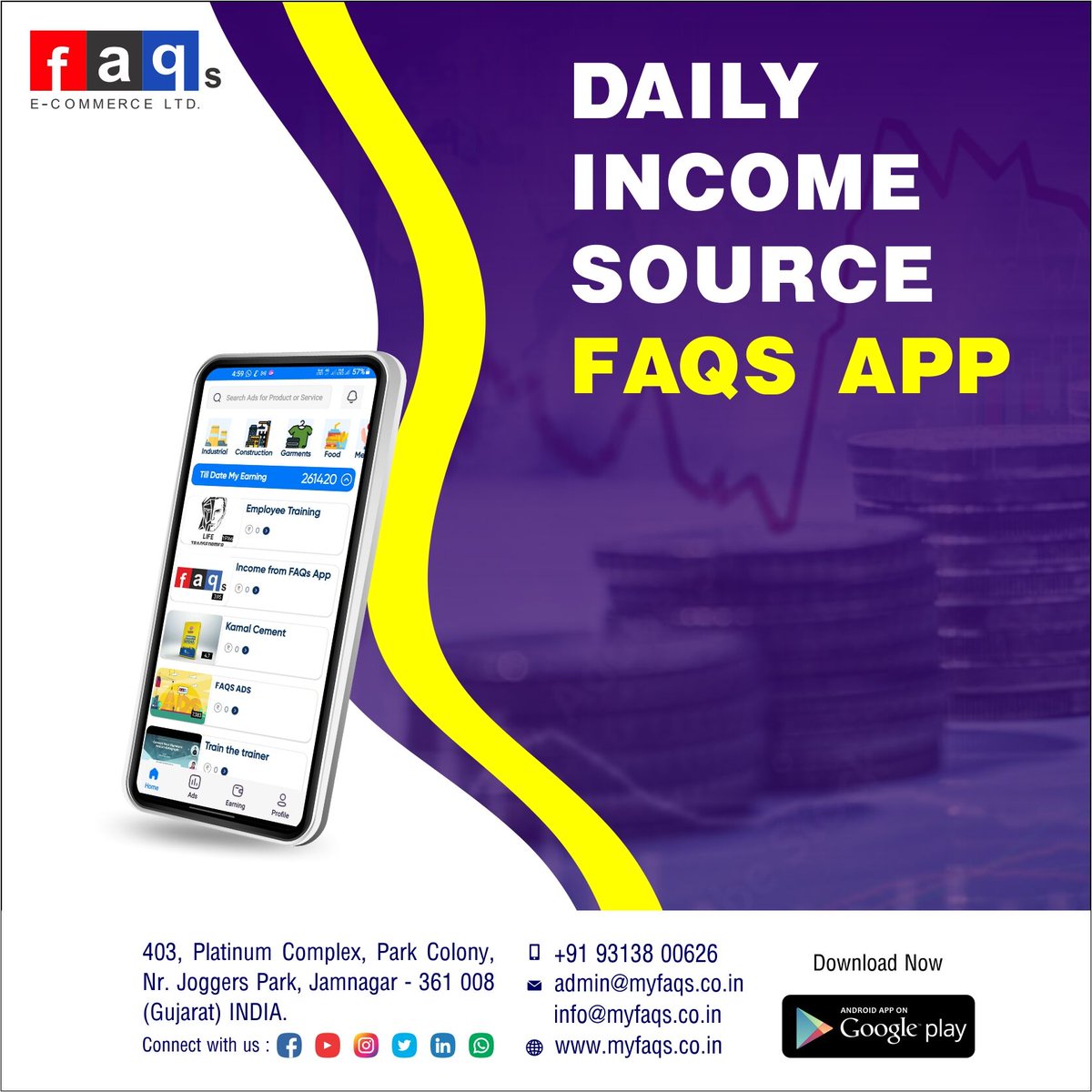myfaqsads's tweet photo. Daily Income Source 𝗙𝗔𝗤𝘀 𝗔𝗽𝗽
#FAQS #Ecommerce #marketing #advertising https://t.co/jfwdRDAI3O
